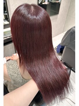 フォルテ プリモ 焼津 藤枝(FORTE PRIMO) チェリーレッド/ピンクブラウン/ダブルカラー/髪質改善/韓国