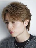フェザーパーマフェザーショート刈り上げハイトーンカラー
