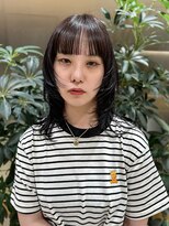 ピークアブー アヴェダ 池袋東武(PEEK-A-BOO AVEDA) ミディアムシャギー×ウルフ