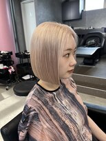 ジュエム(jouerm)&nbsp;ブリーチハイトーンカラーホワイトカラーボブ