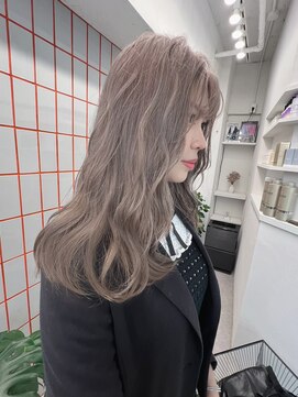 ペレ 渋谷(PELE) ミディアムヘア/暗めカラー/グランマッシュ/渋谷