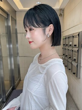 ガーデン 渋谷(GARDEN) 小顔大人ボブ暗めカラーミディアムデザインカラー