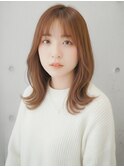 くびれヘア/シースルーバング/垢抜けヘア