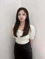 ビューバイネオリーブ 用賀店(Beau'r by neolive)&nbsp;黒髪クラゲヘアーオリーブグレー小顔ココアベージュ[用賀]