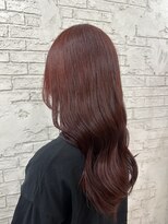 アジールヘア 赤羽駅南口店(agir hair)&nbsp;ブリーチなしダブルカラーレッドブラウン(赤羽/赤羽駅/赤羽南口)