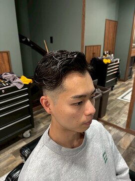 MEN’S HAIR/波巻ツイストスパイラル/フェザーパーマ/柏