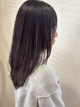 透明感ナチュラルブラウン/レイヤーカット