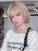 《NYLON.》ハッシュハイトーンボブ
