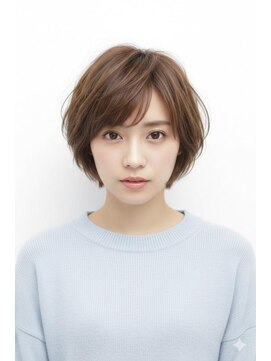 ソレイユ(Soleil) ショートボブ【レイヤー】【面長】【くせ毛】【小顔】【ボブ】