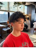 【スタイリングを楽に】癖毛風パーマ