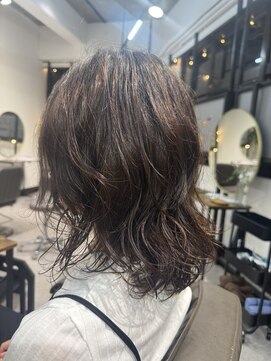 フルーノヘア 八幡駅(Hulu-no.hair) ミディアムパーマ