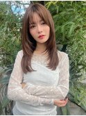 LIBERTE 銀座 レイヤーカット×グレージュ