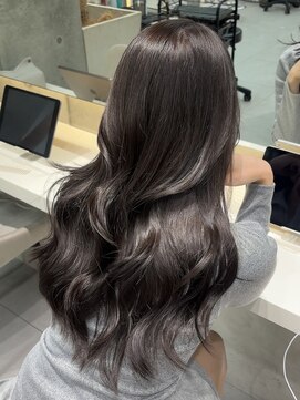 ロンドメリア 天神大名店(Lond Melia) 黒髪カタログ/オリーブグレー/ココアベージュ/小顔に見せるヘア