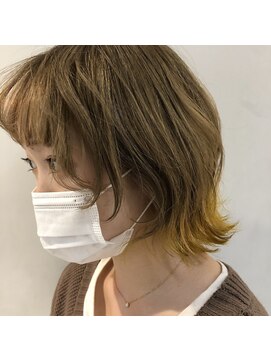 アコット(Acotto.) ミルクティーベージュ x スソカラー