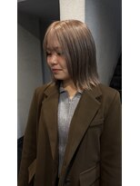 パーミル ヘア クマモト(permille ‰ hair Kumamoto) シルバー×ベージュ