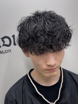 メンズサロン ガウディ 三宮店(men's salon Gaudi)&nbsp;一番人気☆大き目カールの王道シャドウパーマ