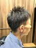 【疲労回復】メンズカット+首肩マッサージ+シェービング