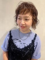 ラトリエコンタン(L´atelier Content)&nbsp;【shima】ミックスパーマ×シナモンベージュ