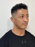 【平日限定20％オフ】メンズカット＋アイロンパーマ(部分)「6800円」