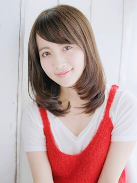 ヘアメイク ナル(hair make nalu) ゆるふわ内巻きレイヤースタイル