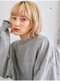 《AWESOME》パールハイトーン×ニュアンスBOB♪
