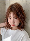 ミディアム巻きスタイル
