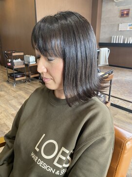 ロイズ ヘアデザイン アンド スパ(LOES) 外ハネボブ