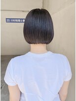 ヘアーアンドアトリエ マール(Hair&Atelier Marl)&nbsp;【Marl】グレージュブラウンカラー×ミニボブ