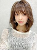 似合わせカット/くびれヘア/デザインカラー/アースカラー/新宿