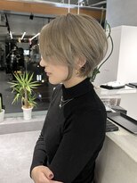 ファイブバイジエクト 堀江(FIVE by The Ect)&nbsp;大人可愛い色気ショート×ミルクティーベージュ☆