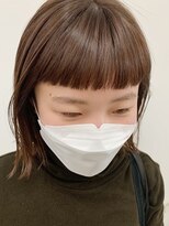 キー(kii)&nbsp;ベージュカラー/眉上/前髪カット/福岡/20代/30代