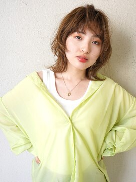 ブゾン(buZon) 【buzon】ウルフレイヤー×ニュアンスパーマ