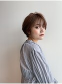 前髪/マチルダボブ/ピンクベージュ/インナーグレージュ/吉祥寺