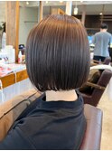 ナチュラルハイライト×プツッとボブ