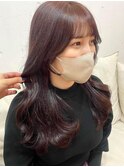 ツヤブラウン マロンブラウン ベージュブラウン 韓国風