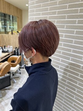 ニューヨークニューヨーク パピオス明石店(NYNY Mothers) ラベンダーカラー　センターパート　メンズカラー