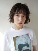 デザインカラー/オリーブベージュ/ウエットヘア【代官山】