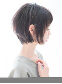 Say.岩井　軽めショートボブ×ダークブラウン×大人可愛い