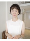 前上がりのボブ