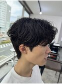 【シャドウパーマ】【韓国式ダウンパーマ】