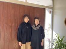 女性スタイリストばかりの和やかな雰囲気