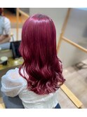 ダブルカラーで作るピンクバイオレット