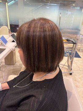 ケンジ 平塚 アネッタ(KENJE annetta) 白髪ぼかしハイライトカラー