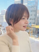 ビューナゴヤ 名駅(VIEW NAGOYA)&nbsp;前髪カタログ/イメチェンスタイル／ウェーブパーマ/こなれミディ