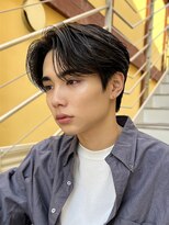 ガーデン 銀座(GARDEN)&nbsp;艶センターパートスペインカールブルーブラック韓国マッシュ