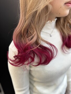 ヴァイス 渋谷店(VAICE) ハイトーンカラー/デザインカラー/裾カラー/ピンクカラー