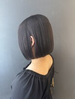 美容室BJ&nbsp;暗髪　ブラウンカラー　ボブヘア