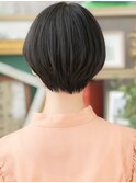 ■シースルーバング黒髪小顔丸みショート314-2北浦和20代30代