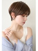 大人可愛いシンプルショート