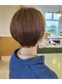 スッキリ大人丸みショート☆